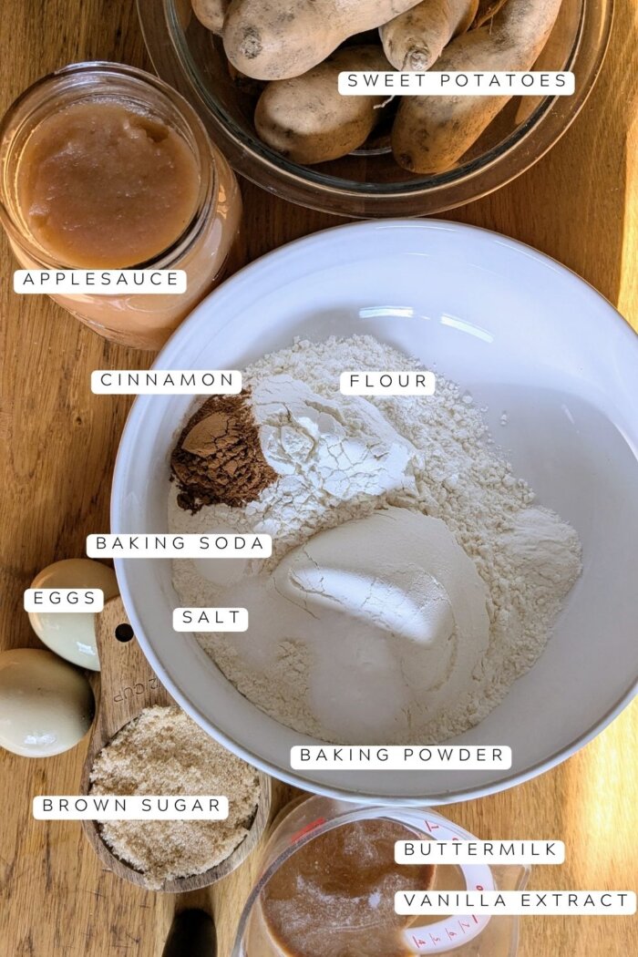 sweet potato bread ingredients