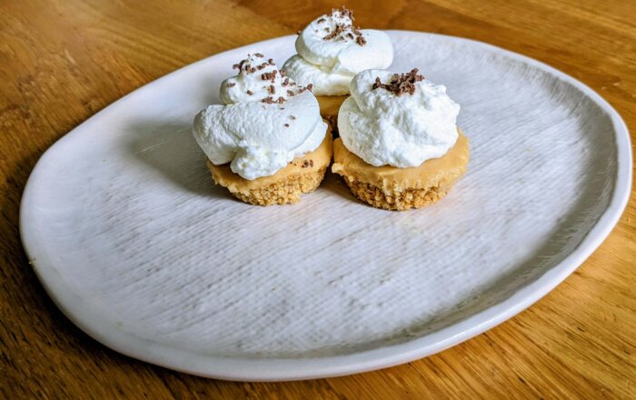 peanut butter cheesecake bites