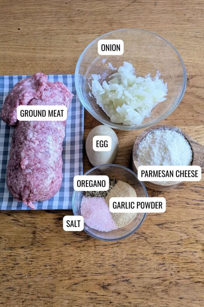 gluten free meatball ingredients 