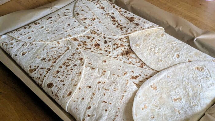 uncooked sheet pan chicken Quesadilla 